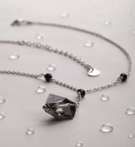 Mya - Girocollo della collezione “Tammy” in argento rodiato e cristalli Swarovski